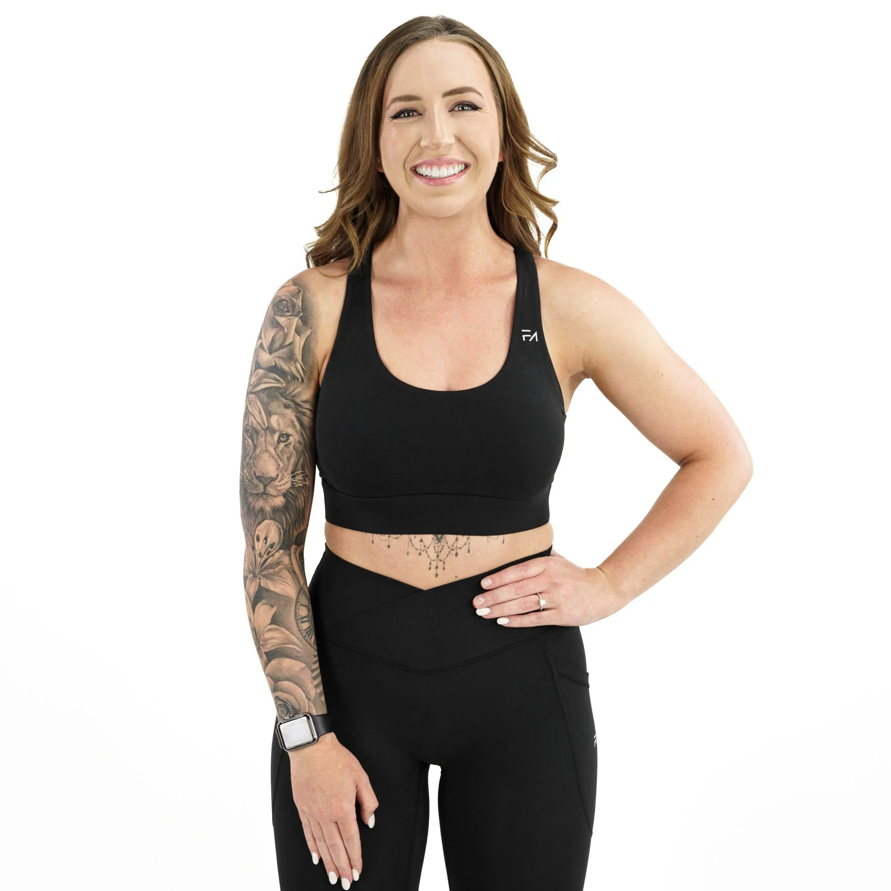 Allure Sports Bra Black - Image 3