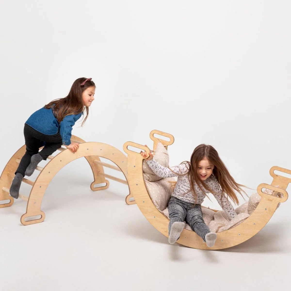 Cushion for Climbing Arch & Rocker Balance – Beige (Cushion Only) - Image 3