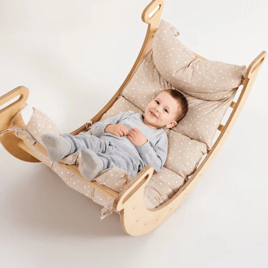 Cushion for Climbing Arch & Rocker Balance – Beige (Cushion Only) - Image 6