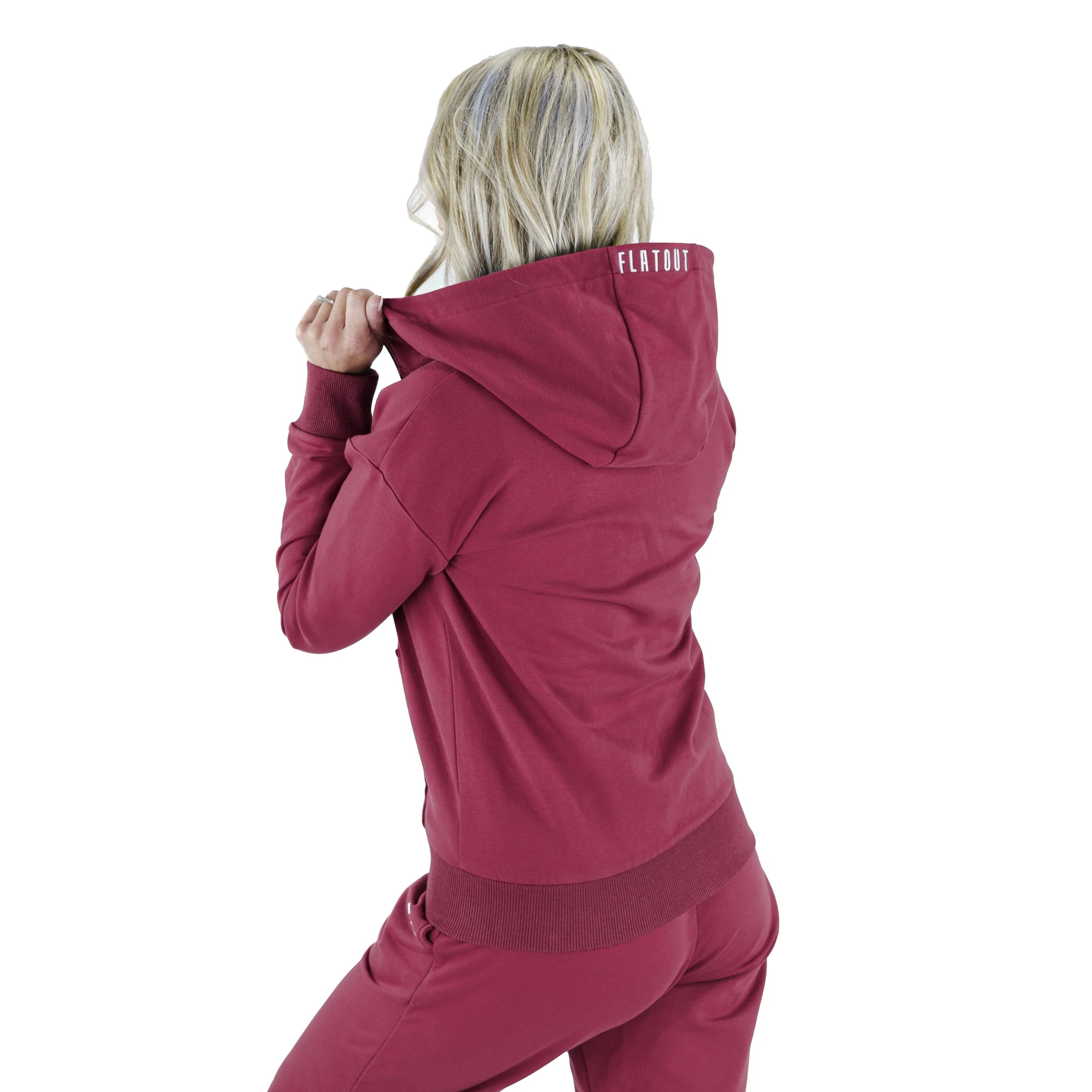 Evolution Zipup Hoodie Berry - Image 3