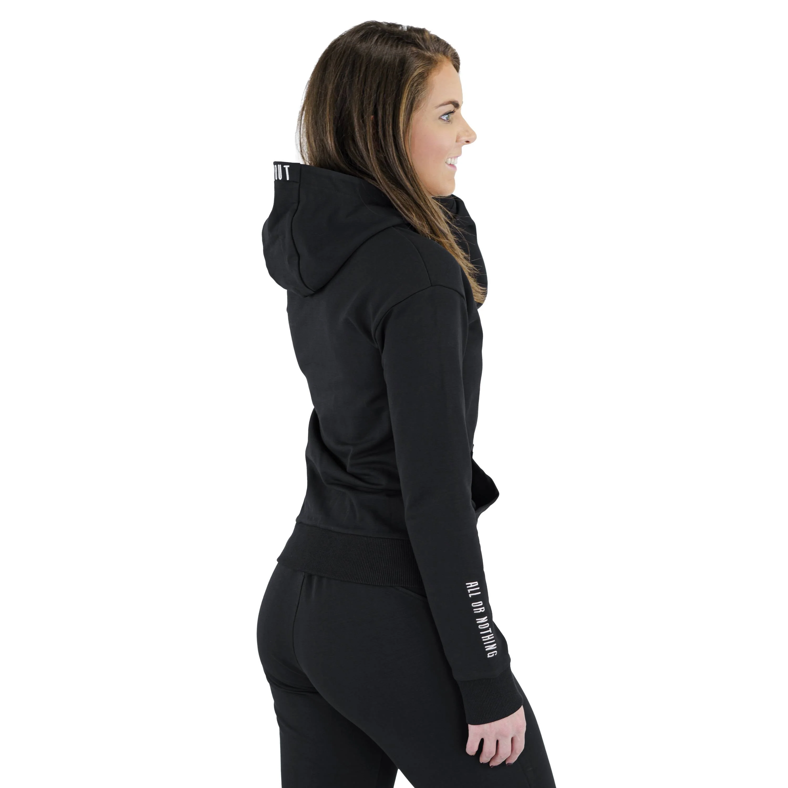 Evolution Zipup Hoodie Black - Image 4