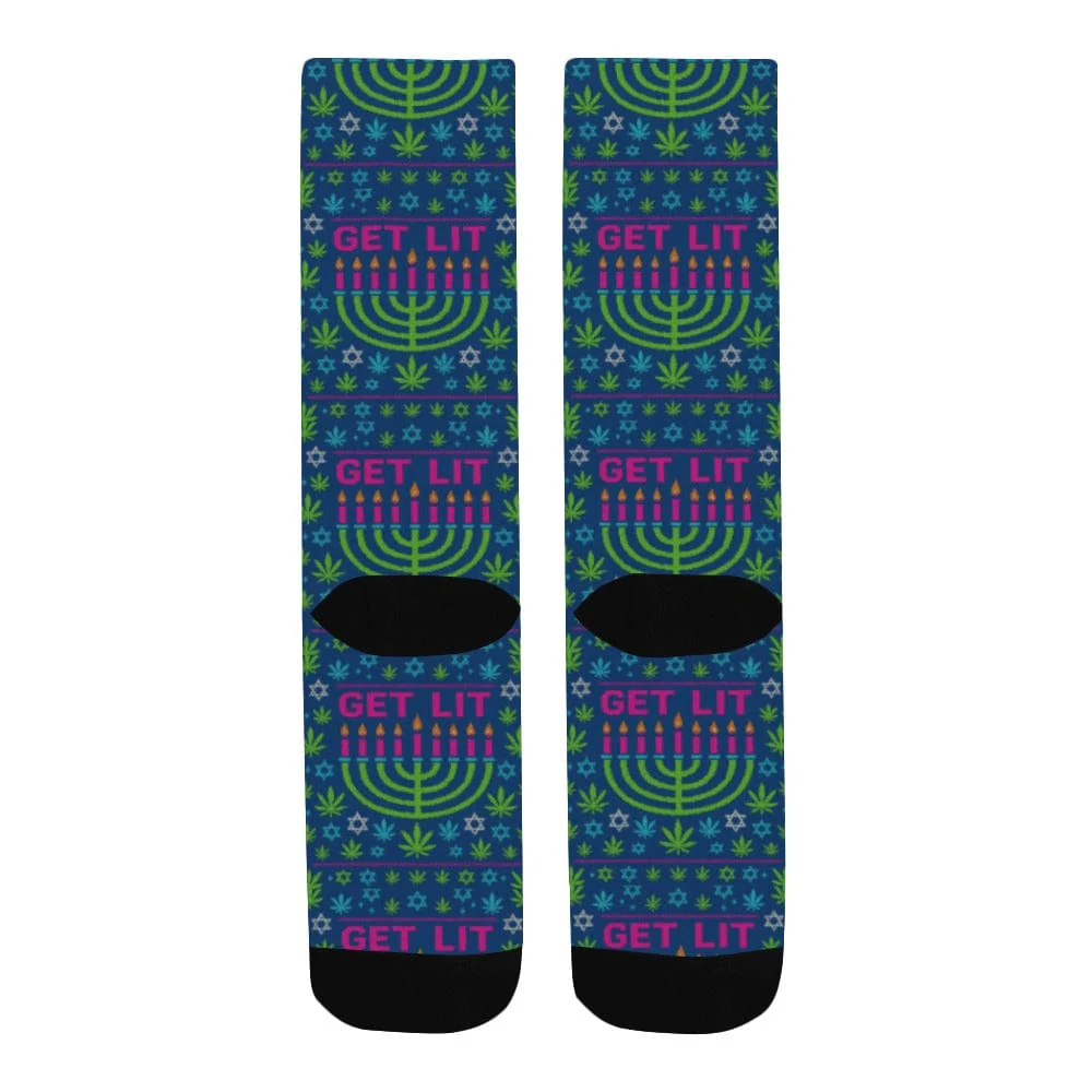 Get Lit Hanukkah Socks - Image 3