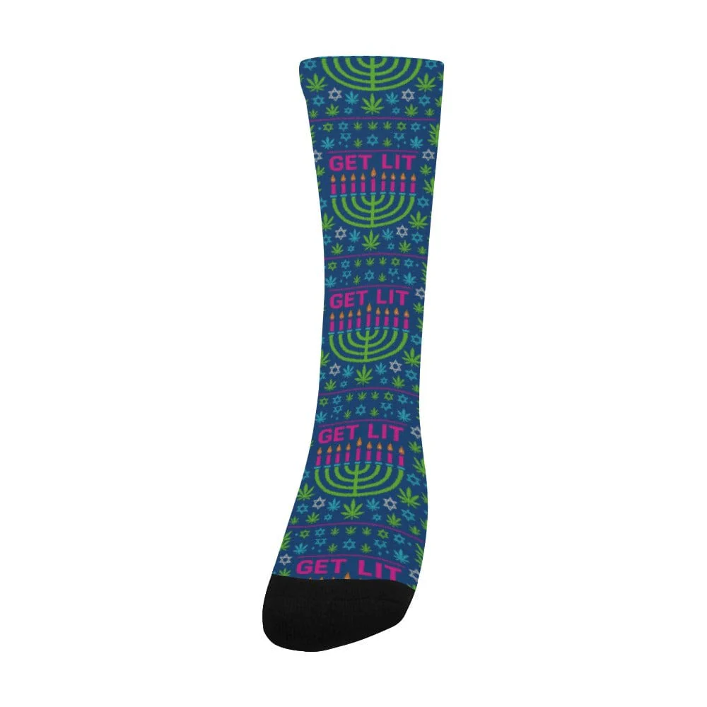 Get Lit Hanukkah Socks - Image 4