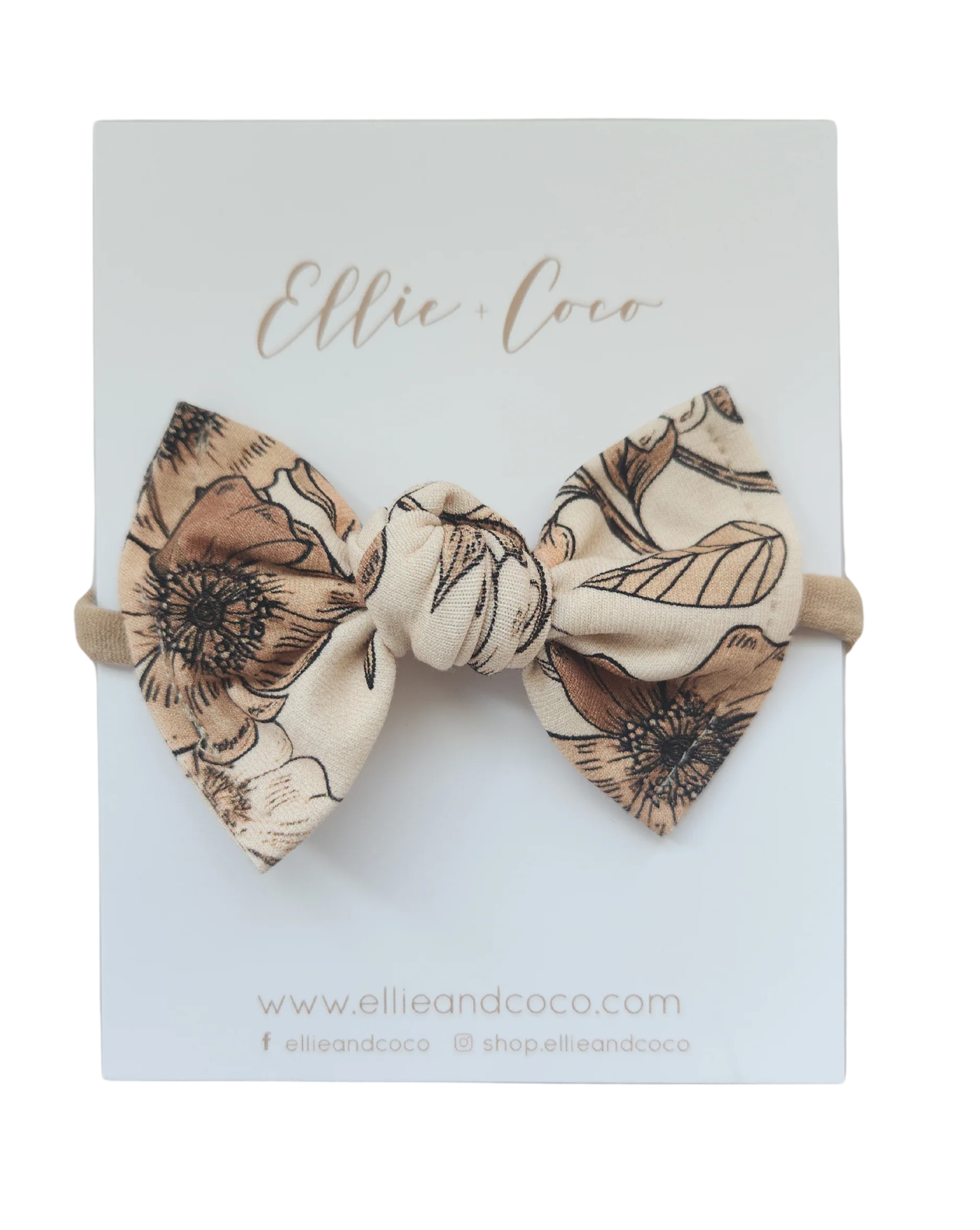Knot Bow | Autumn Floral - Image 3