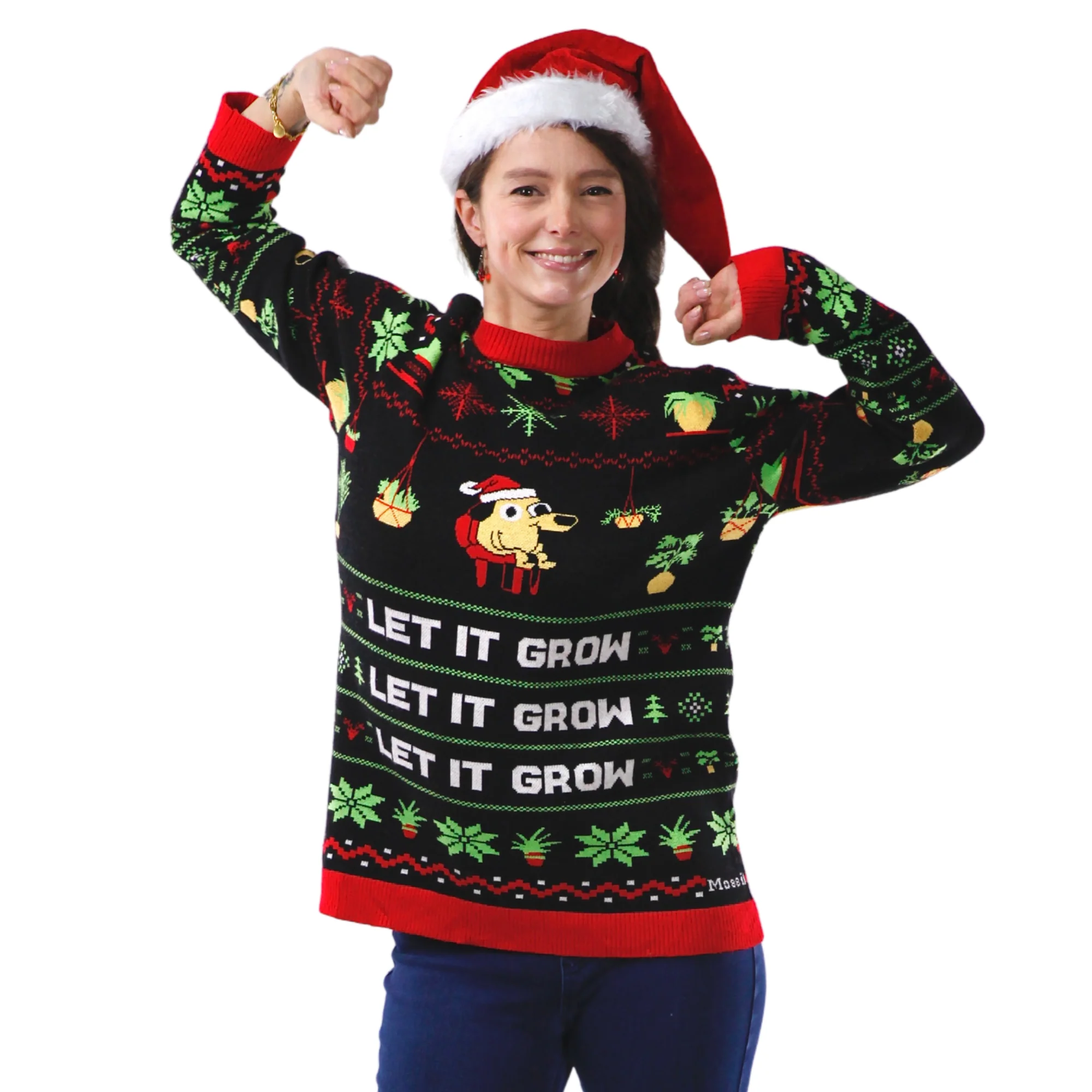 LET IT GROW - Ugly Plantmas Sweater - Image 6