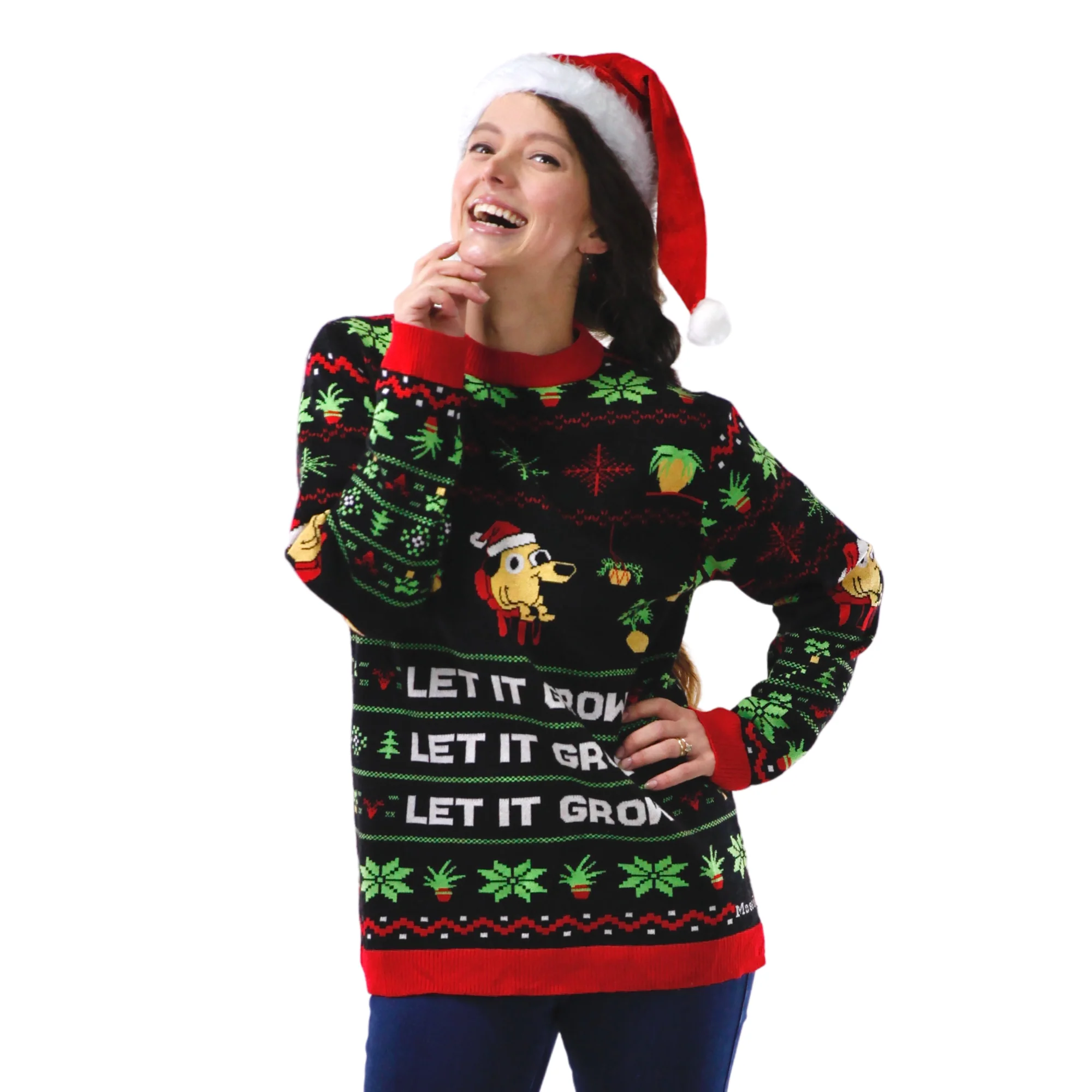 LET IT GROW - Ugly Plantmas Sweater - Image 8