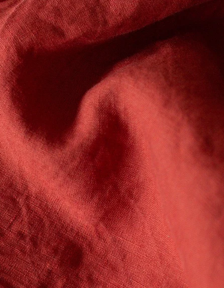 Linen Apron - Terracota - Image 4