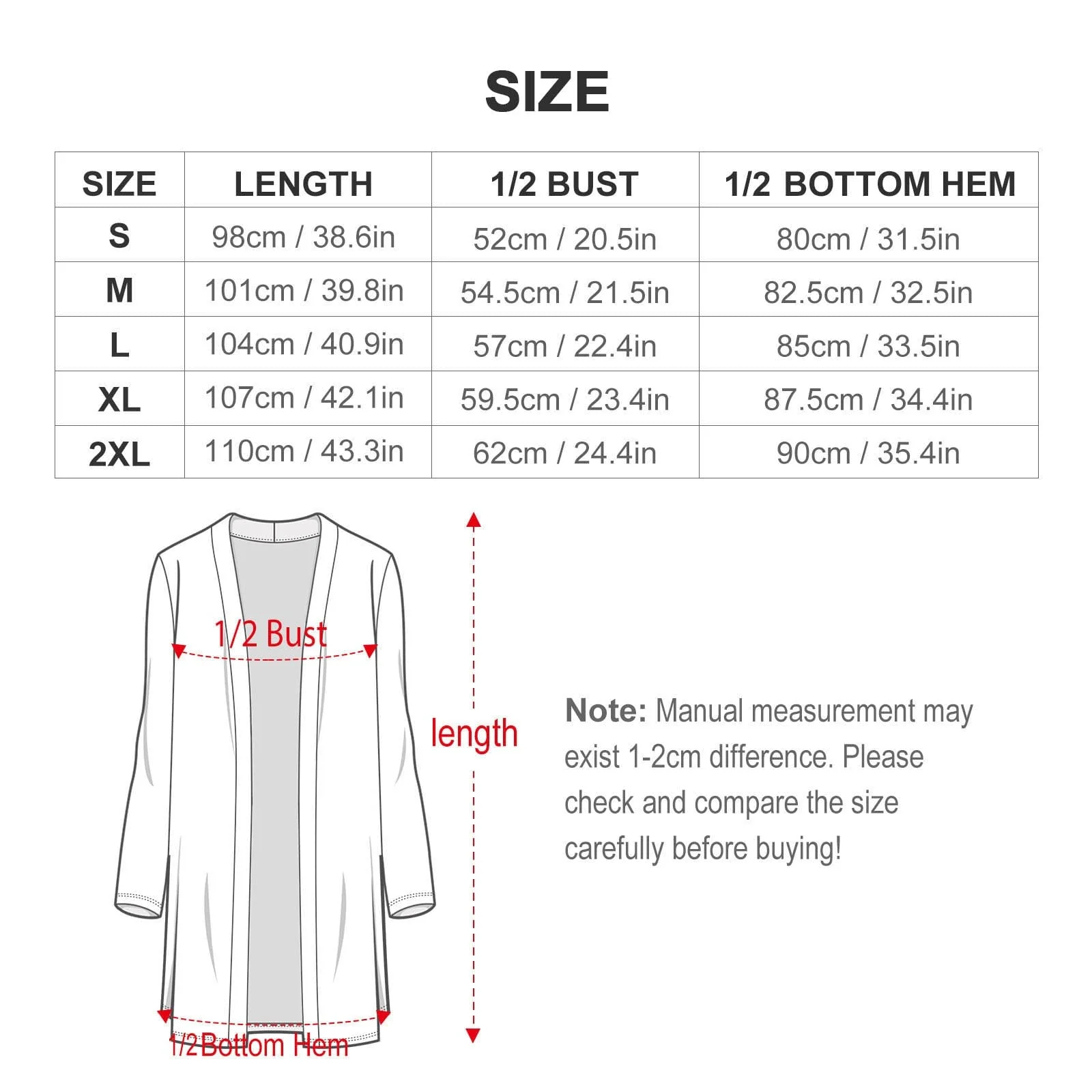 Neon Xmas Mid-Length Cardigan - Image 4