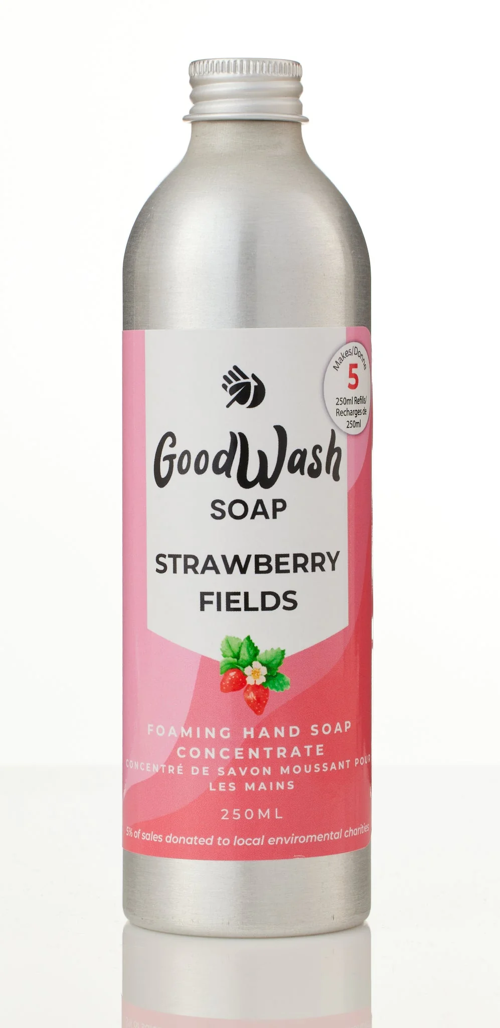 Strawberry Fields Foaming Hand Soap Refill Concentrate - Image 3