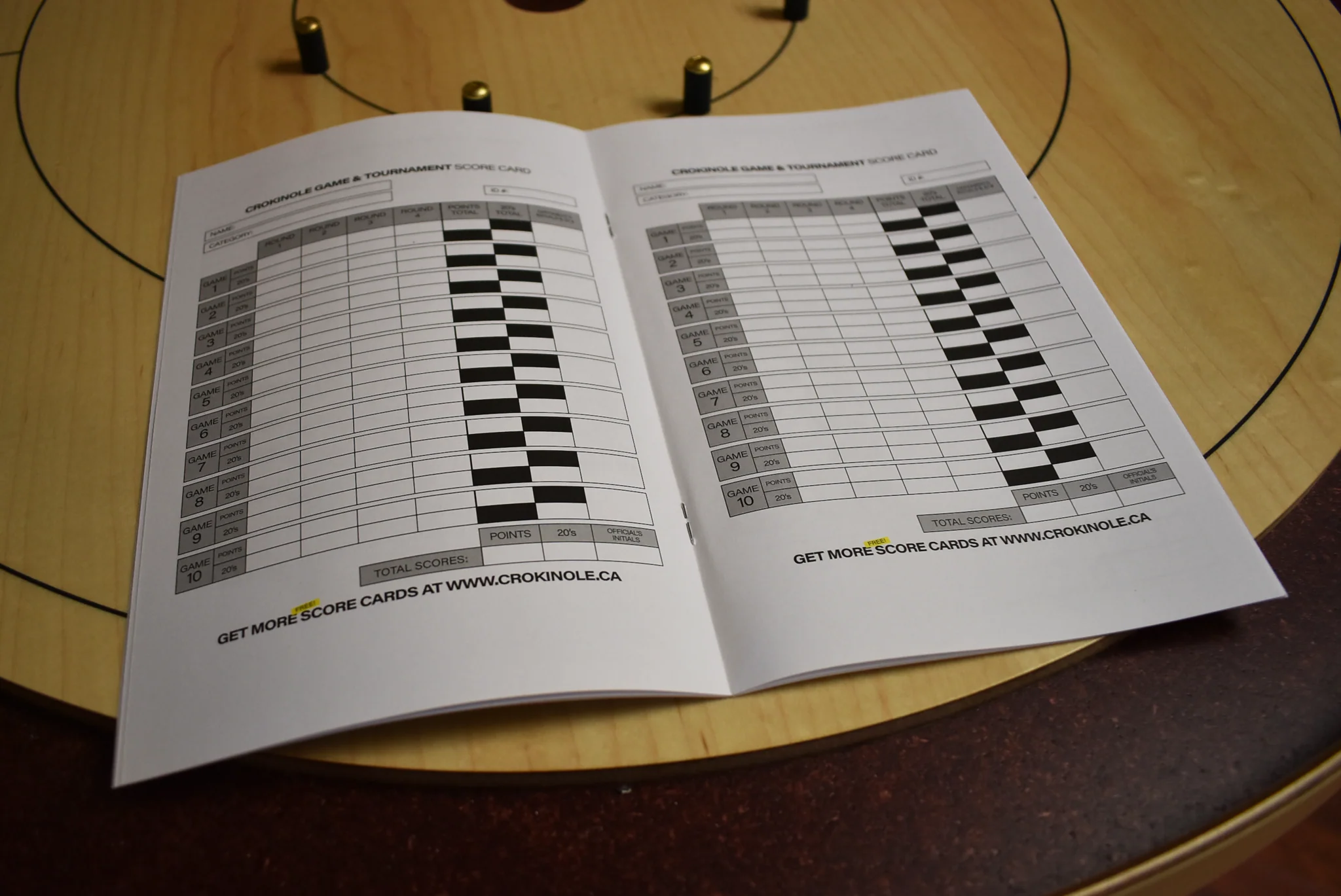 The Gold Standard - Traditional Crokinole Board Game Set - Image 13