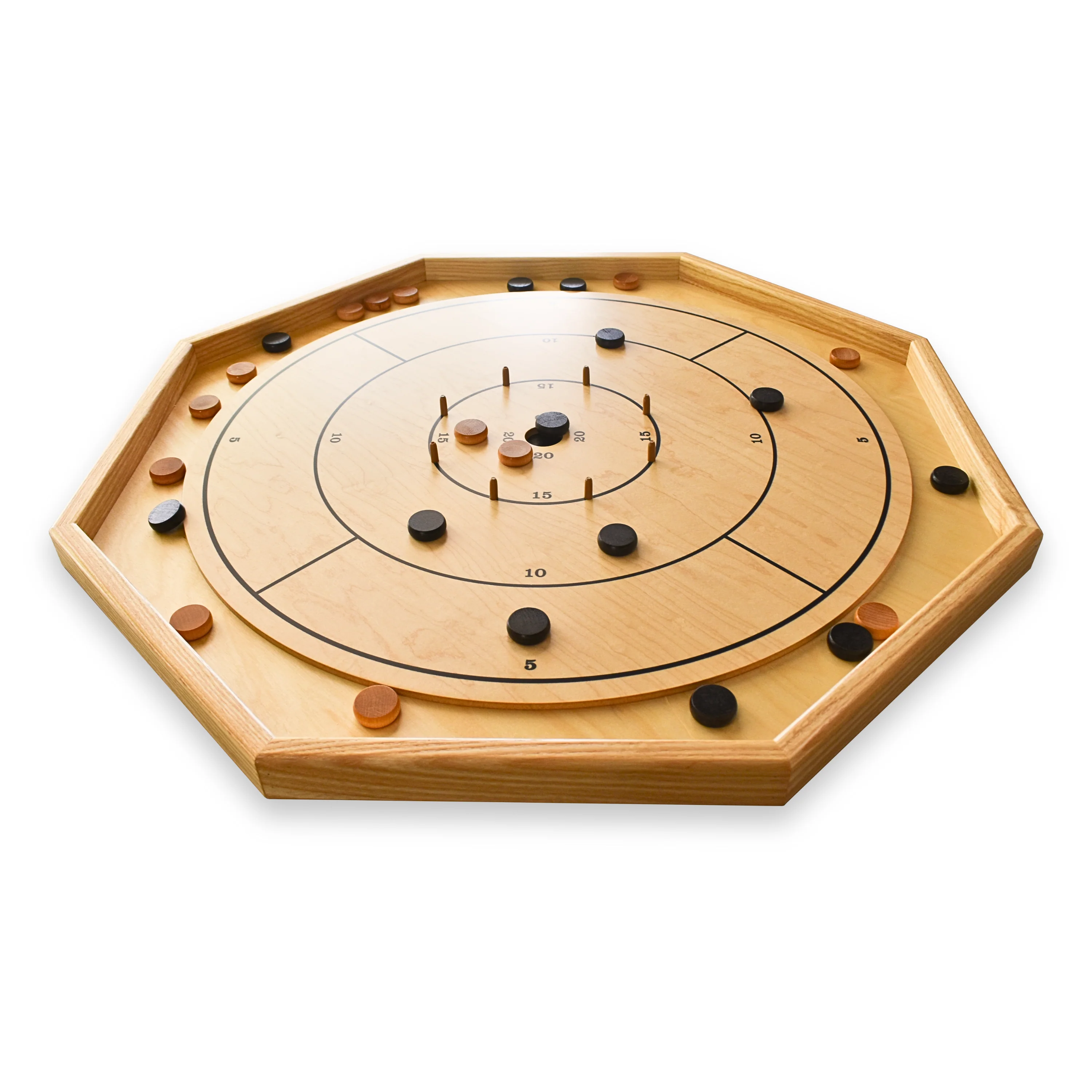 The Gold Standard - Traditional Crokinole Board Game Set - Image 4