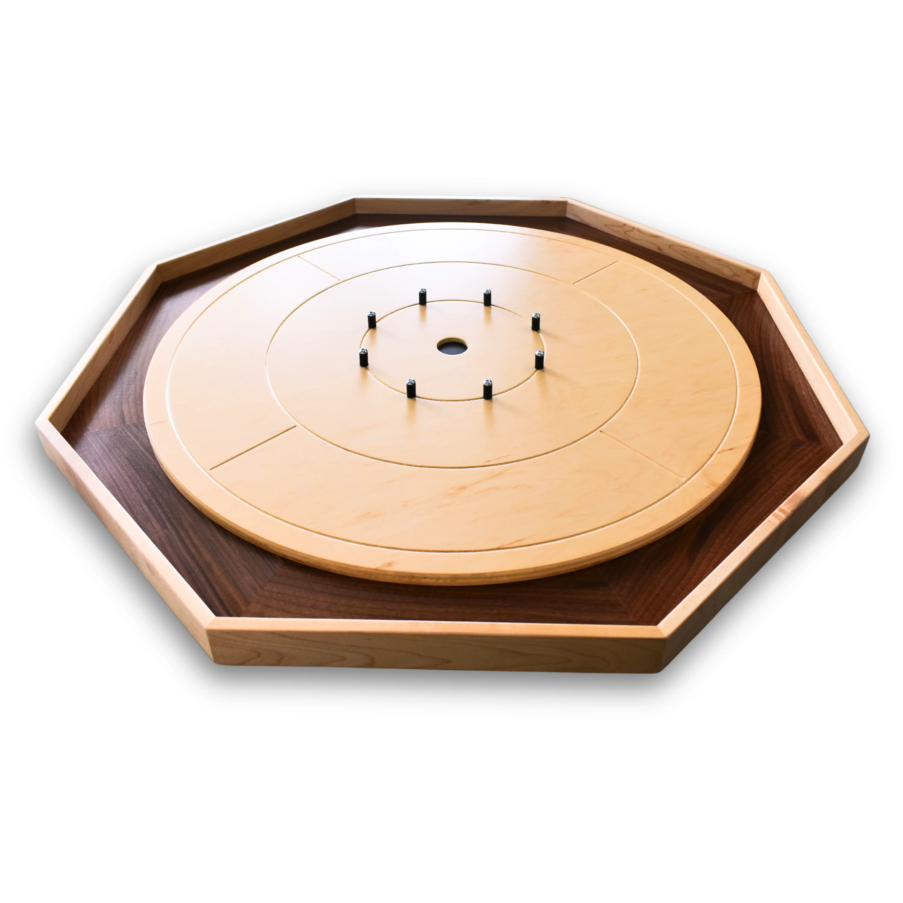 The Mountie - Large Traditional Crokinole Board Game Set - Image 5
