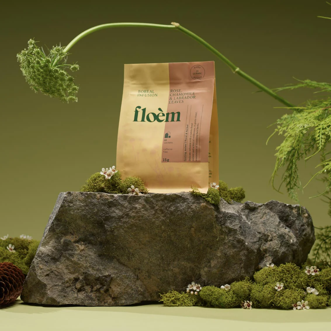 Tisane en sachets Rose, camomille & feuilles du Labrador - Image 4