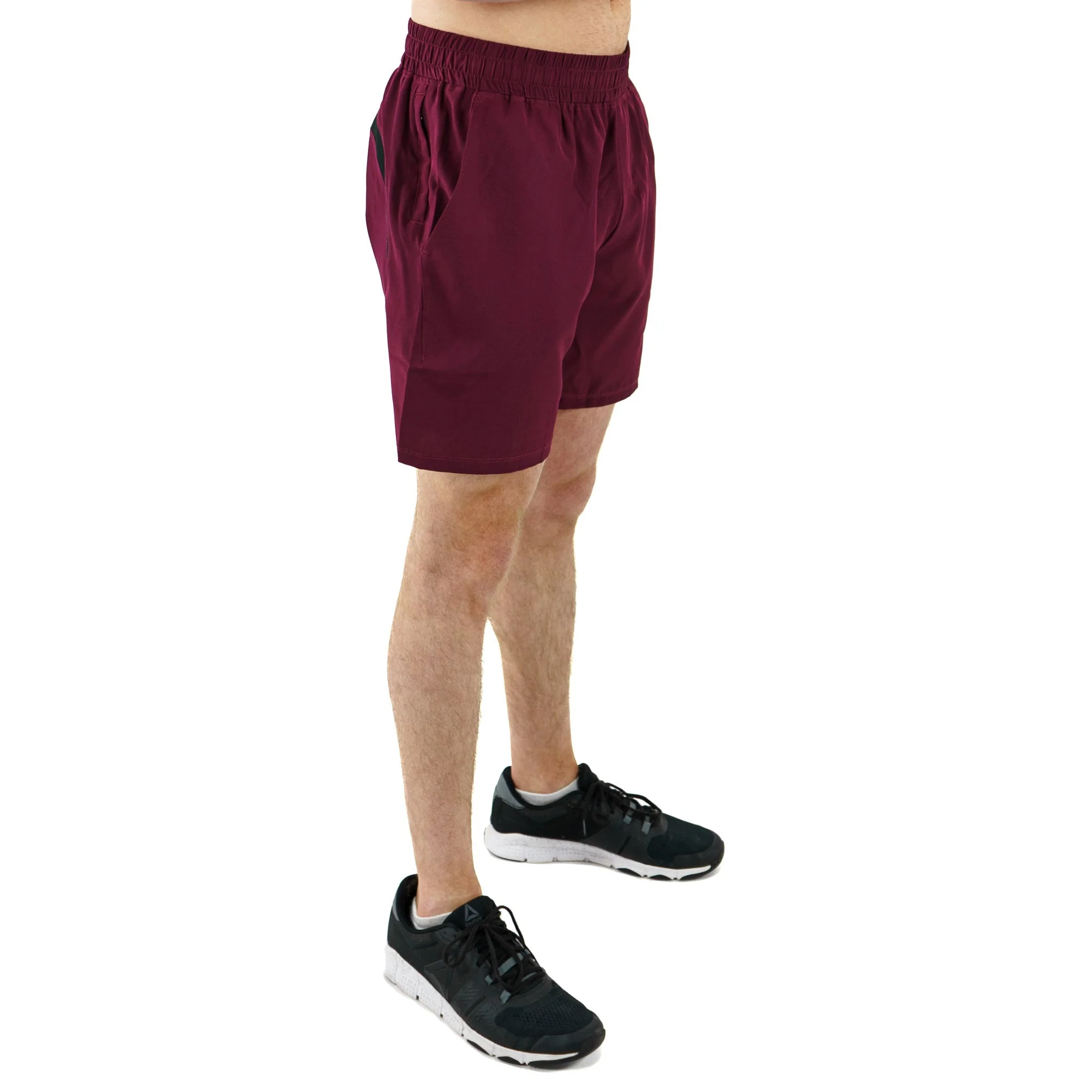 Unlimited Shorts Burgundy (7.5") - Image 3
