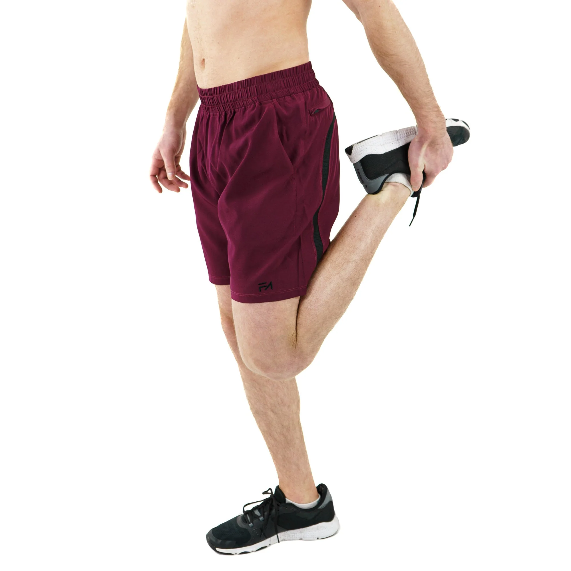 Unlimited Shorts Burgundy (7.5") - Image 5