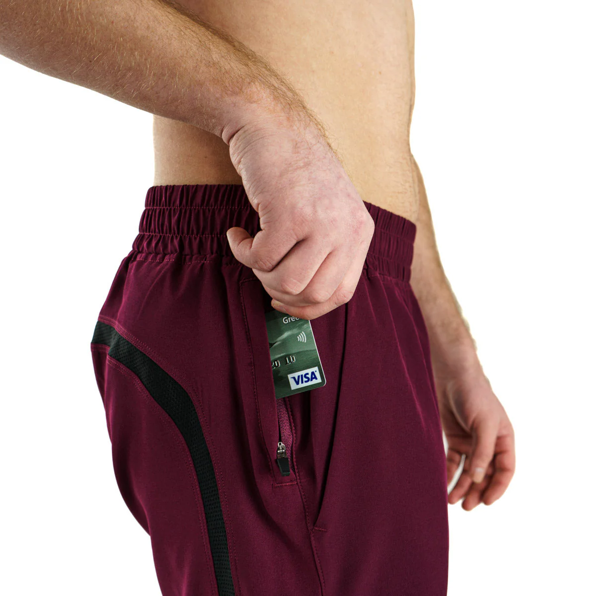 Unlimited Shorts Burgundy (7.5") - Image 8